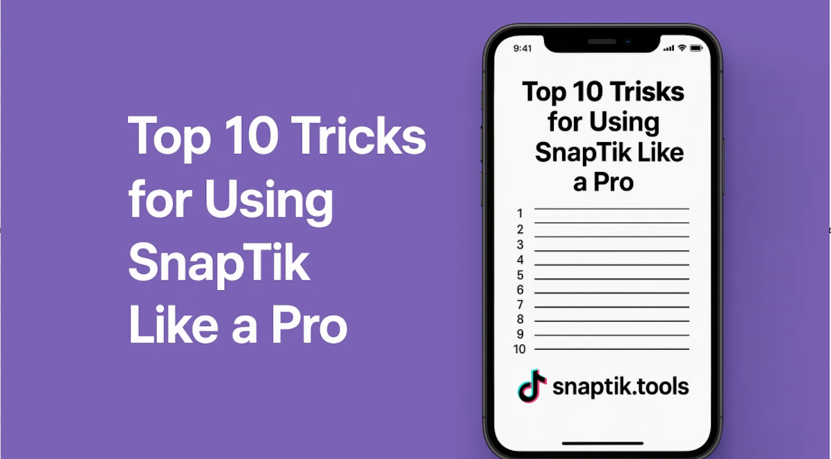 Top 10 TikTok tips and triks